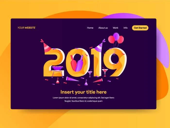 2019 New Year Illustrations