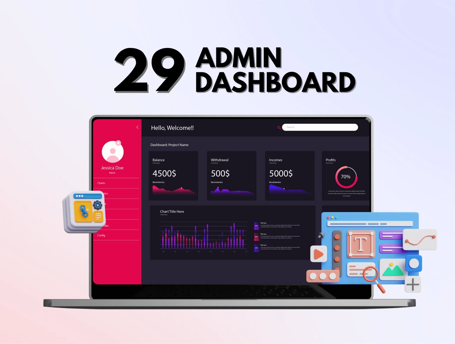 29Admin Dashboard UI Kit