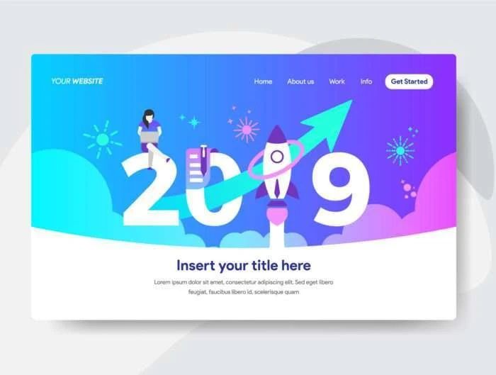5 Happy New Year 2019 Illustration
