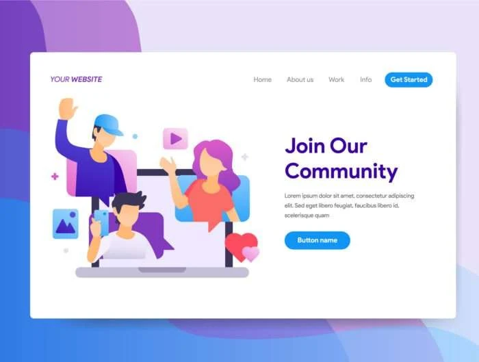 5 Social Media Illustration