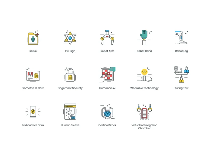 74 Futuristic Icons