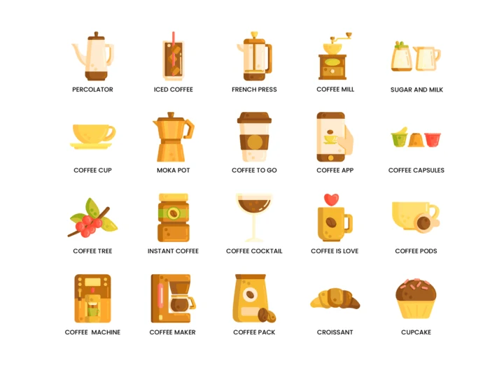 80 Coffee Icons