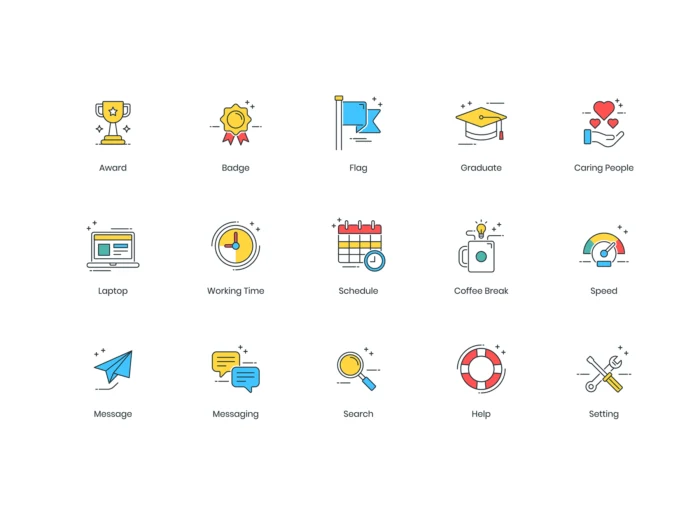90 Startup Modern Icons