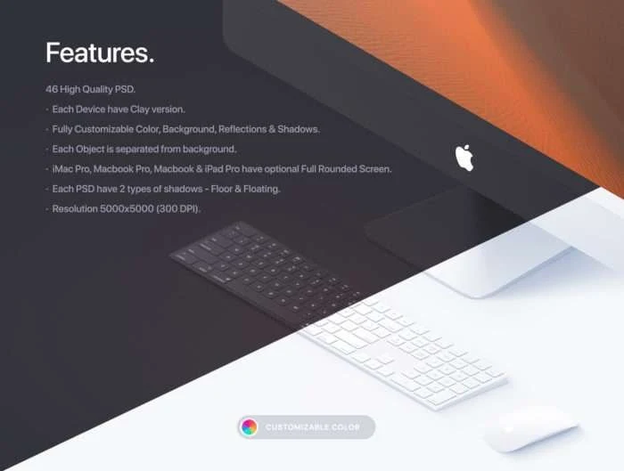 Apple 46 Devices Isometric Mockups