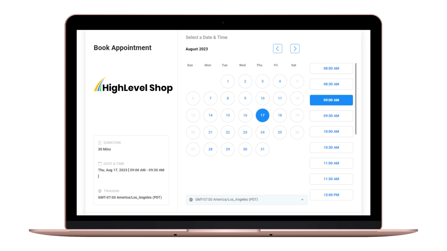 Appointment Confirmation