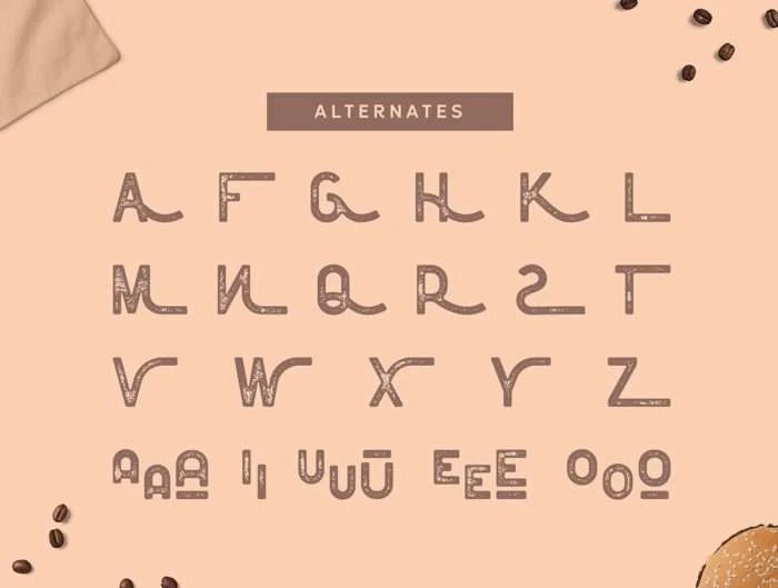 Floresto Textured Typeface
