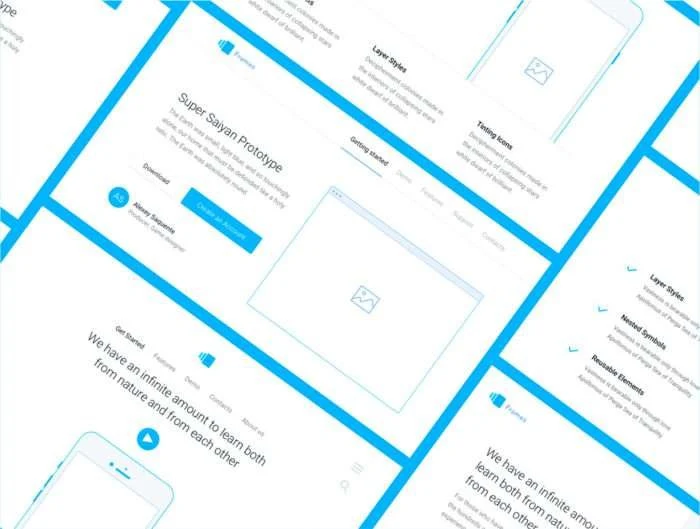Frames 3 - Web Wireframe Kit