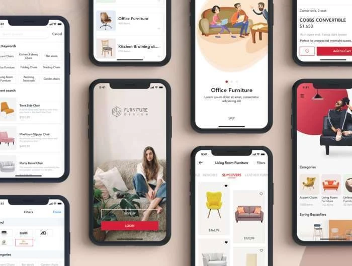 Furniture Design UI Kit