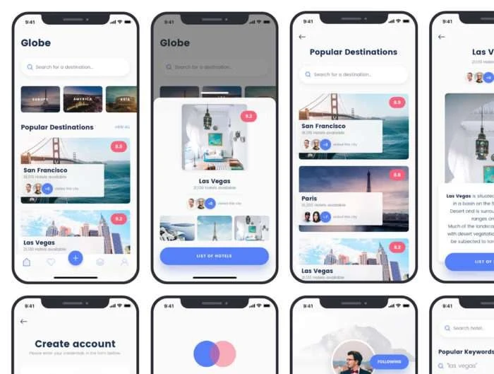 Globe Travel app