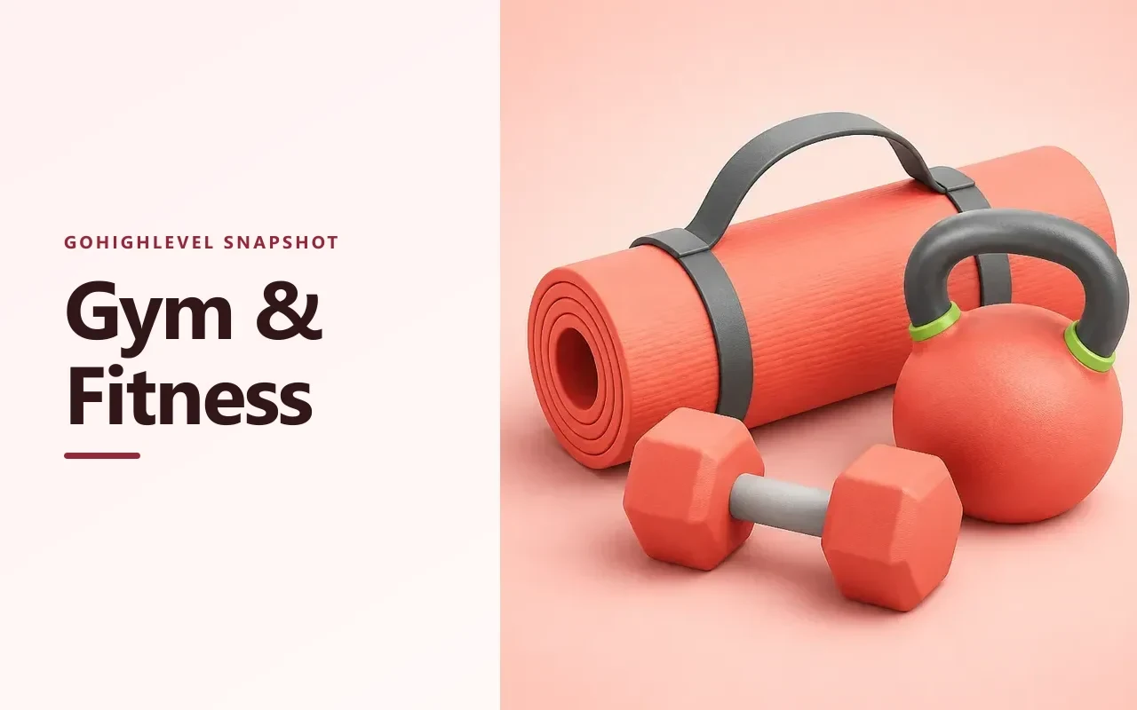 Gym and Fitness Snapshot for GoHighLevel