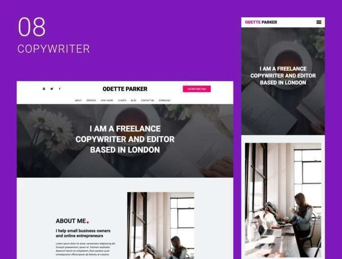 HTML Onepage Freelance Bundle