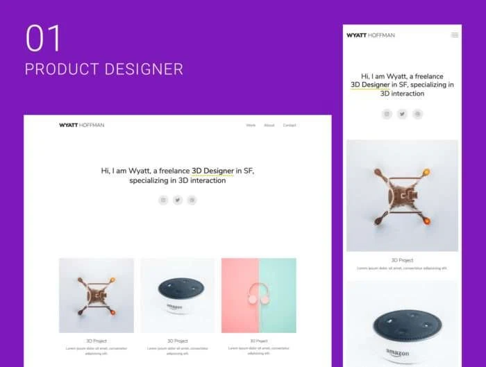 HTML Onepage Freelance Bundle