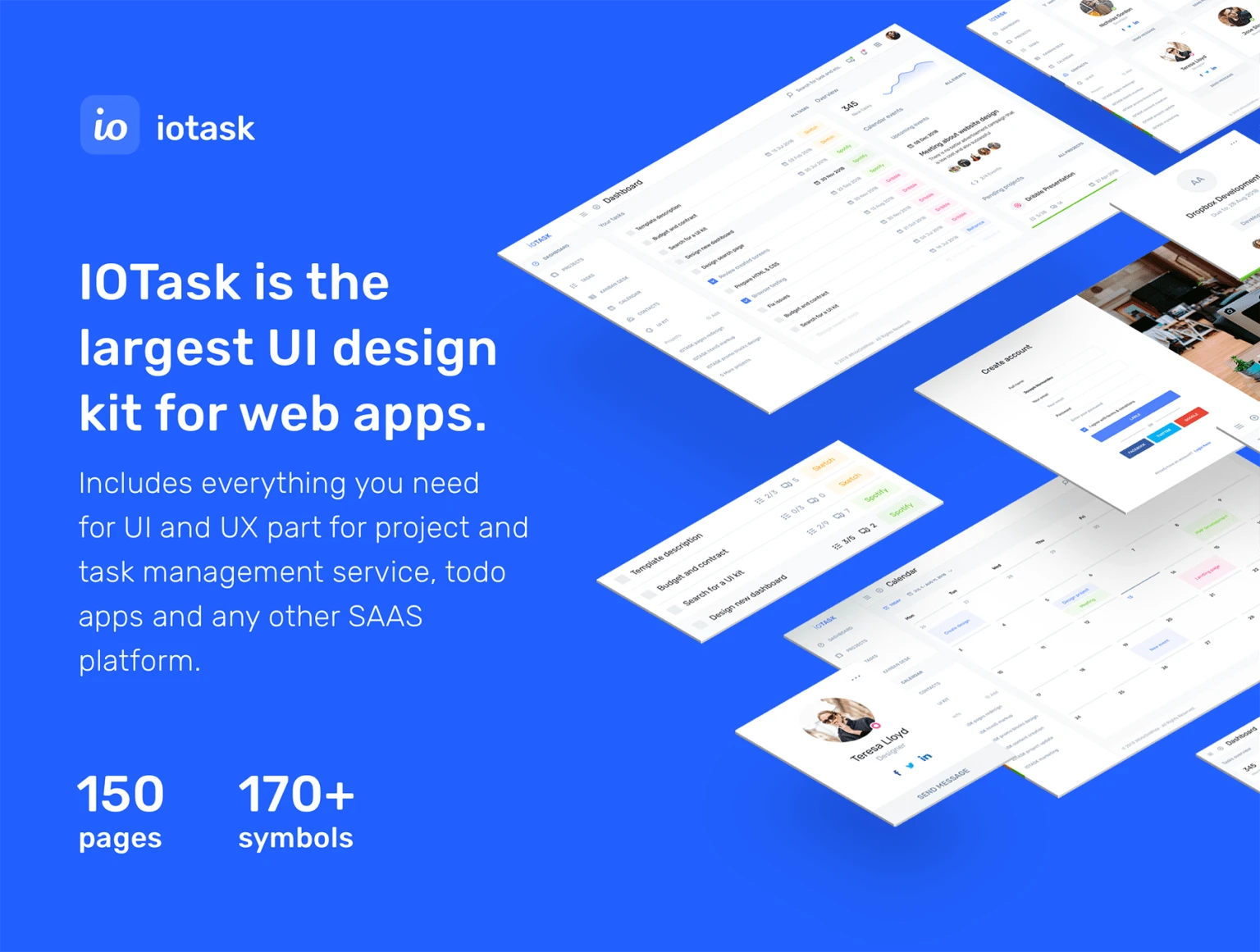 IOTASK UI Kit Blue