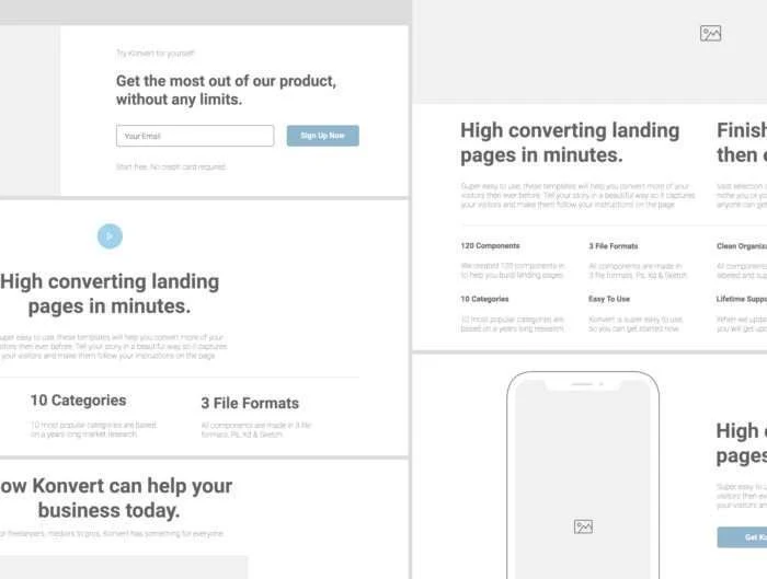 Konvert Landing Page Builder