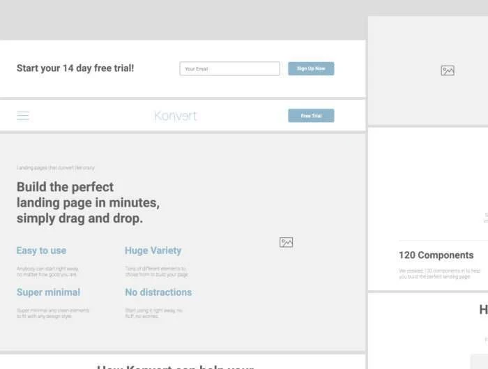 Konvert Landing Page Builder