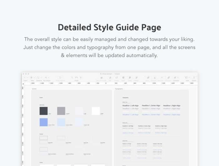 Krom Mobile Wireframe Kit