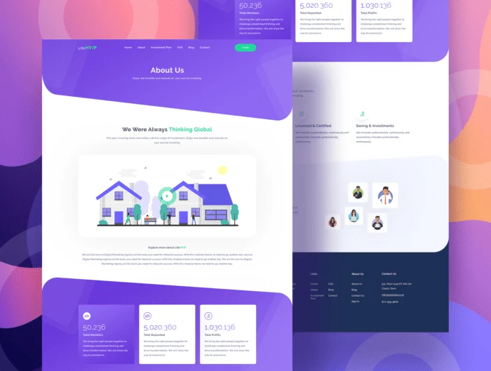 LiteHYIP – HYIP Investment Website PSD Template