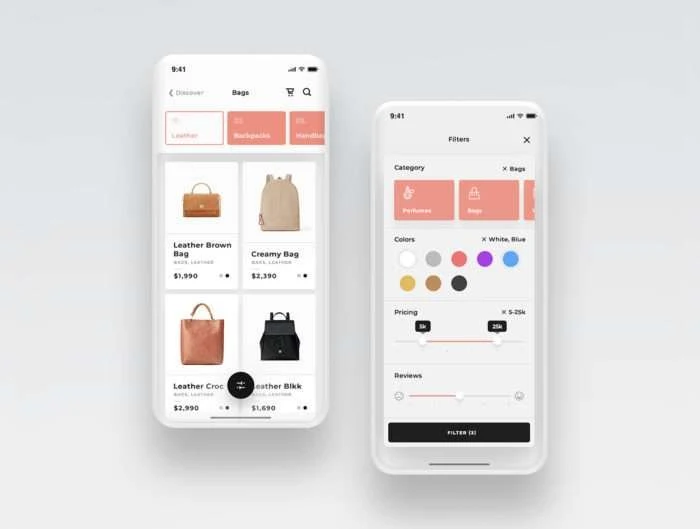 Malèna Shop iOS UI Kit