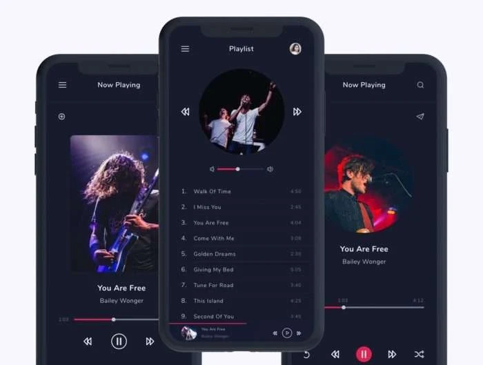 Musicly - Music and Podcast App UI Kit