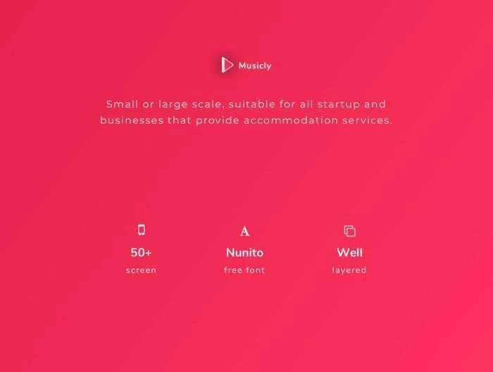 Musicly - Music and Podcast App UI Kit