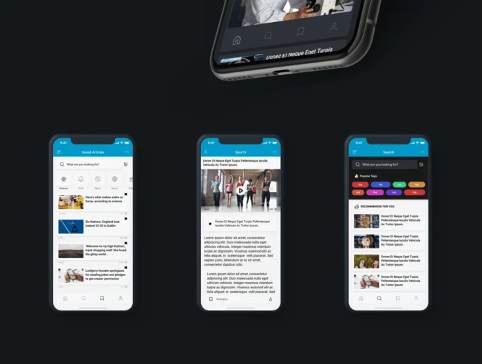 News & Reader Mobile App UI Kit