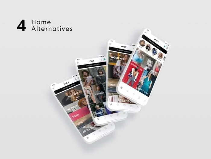 ONLY Fashion Mobile E-Commerce UI Kit
