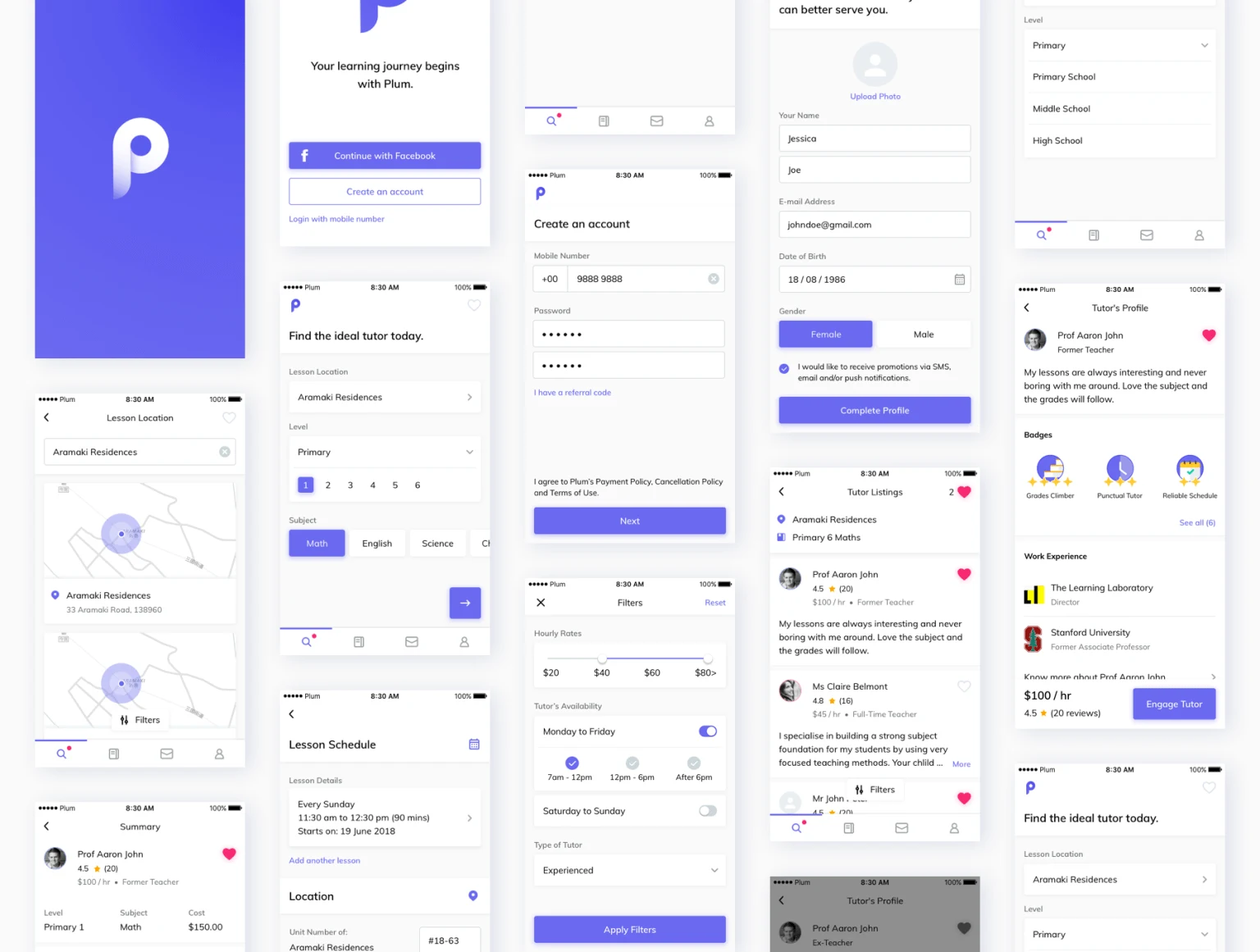 Plum iOS UI Kit