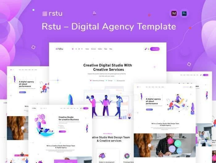 Rstu - Digital agency Template