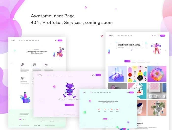 Rstu - Digital agency Template