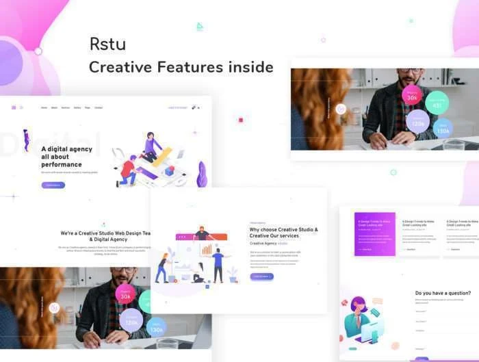 Rstu - Digital agency Template