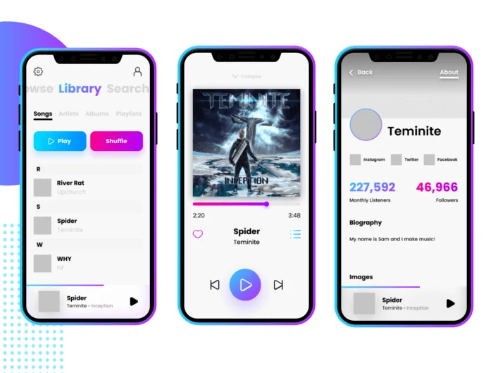 Spark Music UI Kit