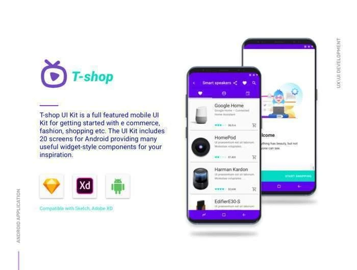 T-shop UI Kits