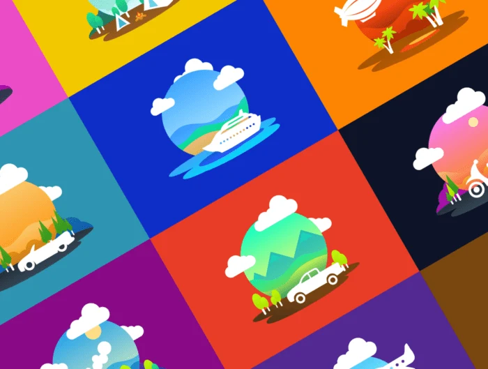 Travel Illustration Set