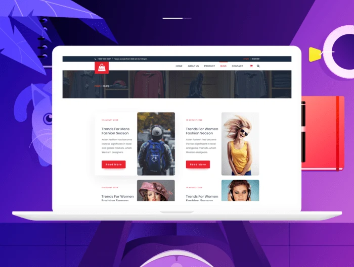 Trendy E-commerce Website Template