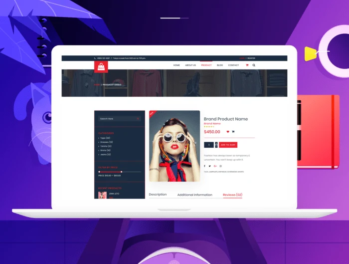Trendy E-commerce Website Template