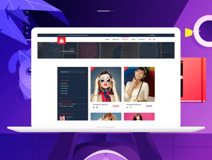 Trendy E-commerce Website Template