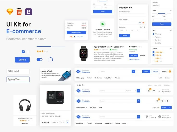Veera E Commerce UI Kit