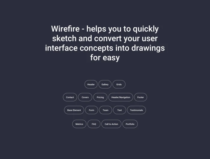 Wirefire - Wireframe Kit Web Design
