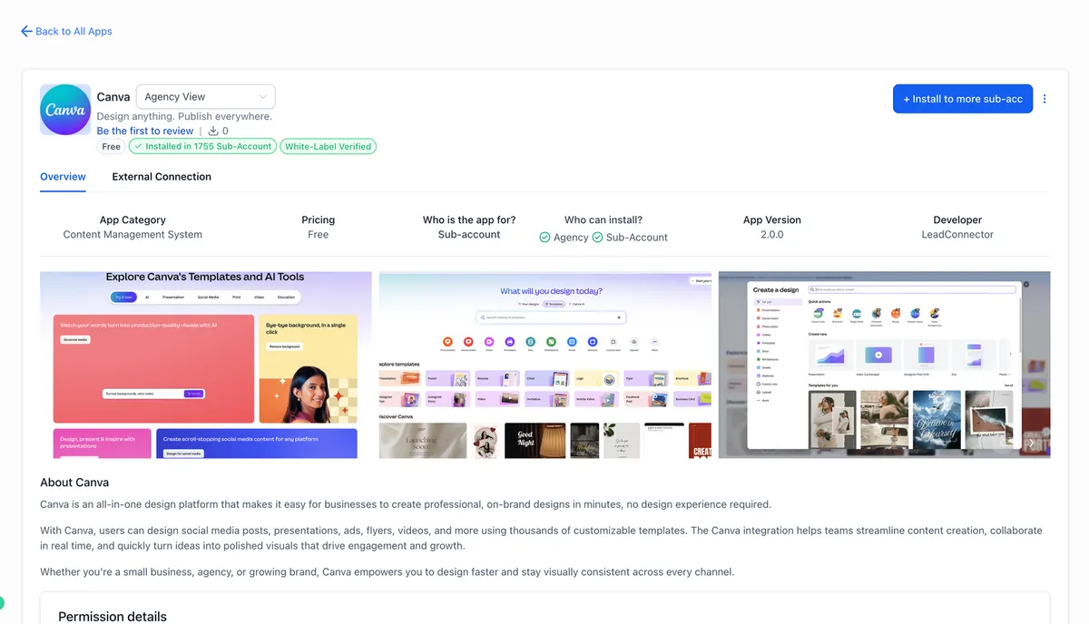Seamlessly connect Canva to Media Storage, edit designs without switching tabs, and streamline your marketing workflow.
