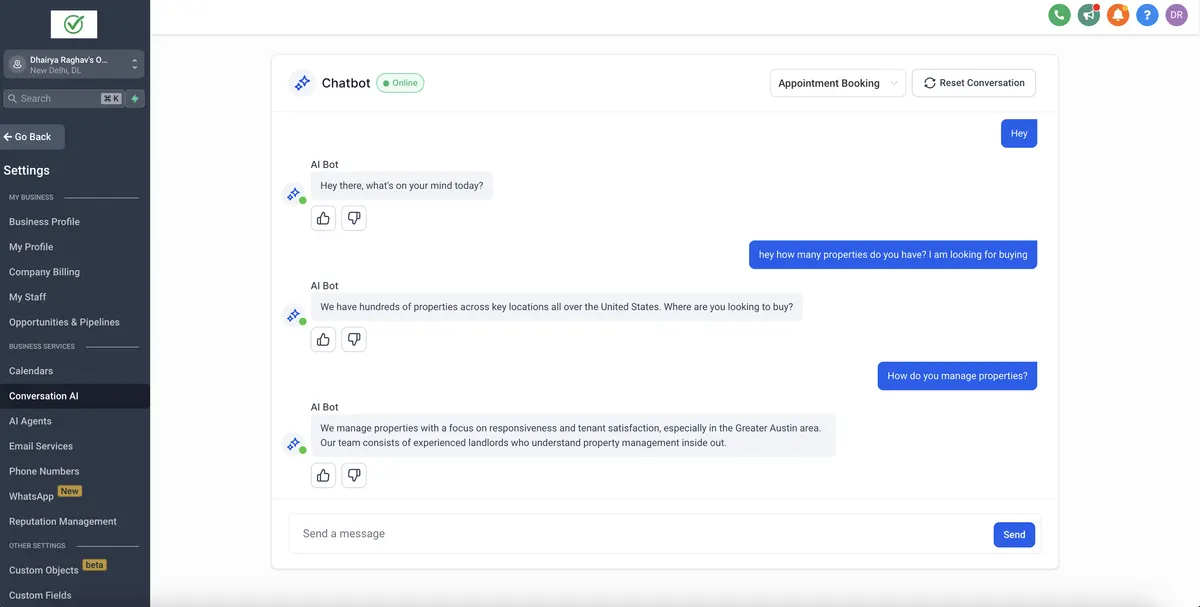 Conversation AI: New Query Detection Flow : HighLevel Support Portal