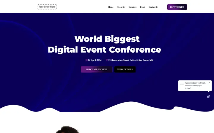 Webinar GoHighLevel funnel version 1 home page design
